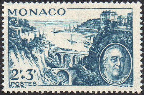 Timbres-Poste Stamps FDR Roosevelt Monaco  Ste Dévote